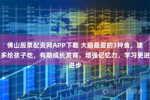 佛山股票配资网APP下载 大脑最爱的3种鱼，建议多给孩子吃，有助成长发育，增强记忆力，学习更进步